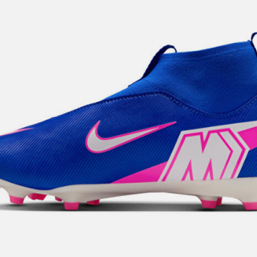 Nike Jr Mercurial Zoom Superfly 10 Academy Fg/Mg Çocuk MAVİ Futbol Krampon FQ8304-446 Ç-190