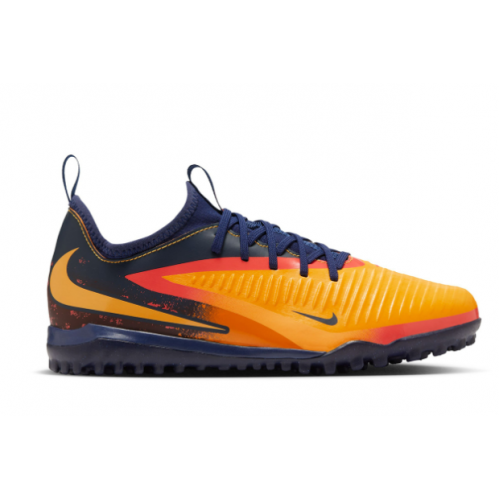Nike Jr Phantom 6 Low Academy Tf Erling Haaland Çocuk Turuncu Halı Saha Ayakkabısı HQ2040-800 Ç-5