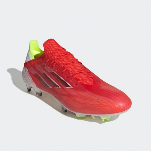 adidas X Speedflow.1 Çim Saha Kramponu FY6870  - Kırmızı p-100