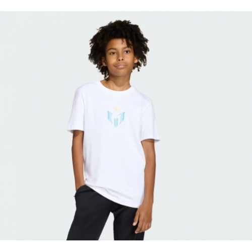 Adidas Çocuk Beyaz T-Shirt Y Messi G T KB9472